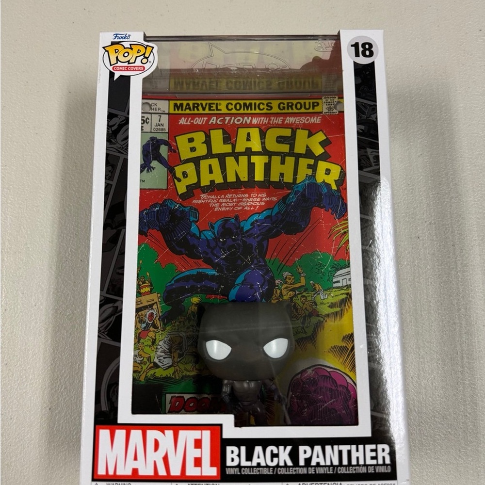 Funko Pop! Marvel Black Panther Action Figure - T’Challa Funko